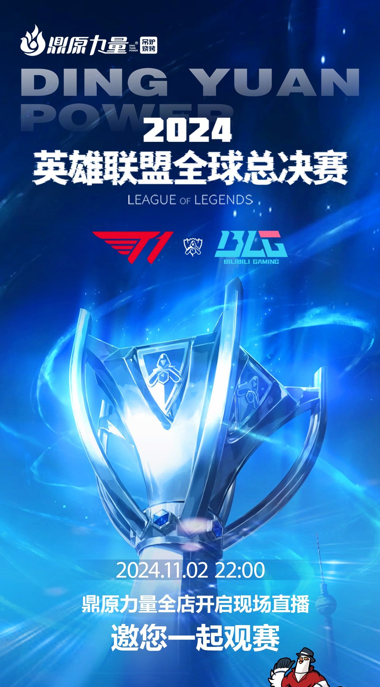 弱侧后点